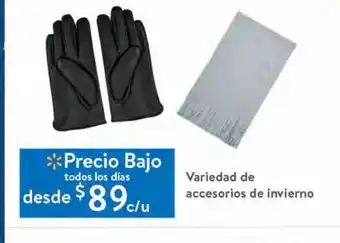 Variedad de accesorios de invierno