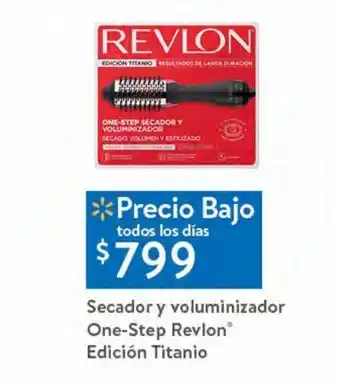 Secador y voluminizador one-step revlon