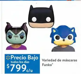 Walmart Variedad de máscaras funko oferta