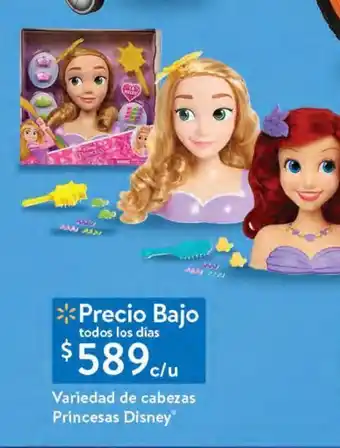 Variedad de cabezas princesas disney