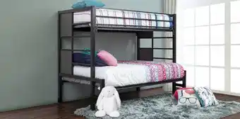 Muebles Dico Litera morgana clasic negro individual - matrimonial oferta