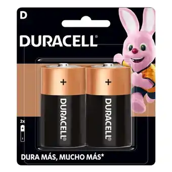 Sanborns Pila duracell alcalina d con 2 oferta