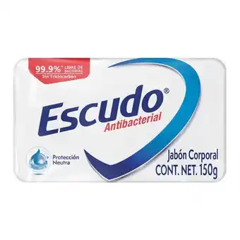 Alsuper Jabon barra antibacterial escudo 150 gramos oferta