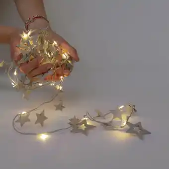Serie de luces estrellas