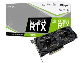 PCEL Tarjeta de video nvidia geforce rtx 3060 pny uprising dual fan edition, 12gb gddr6, 1xhdmi, 3xdisplayport, pci express x16 4. oferta