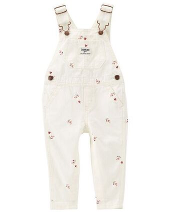 Overol de sarga con diseño floral oshkosh b'gosh