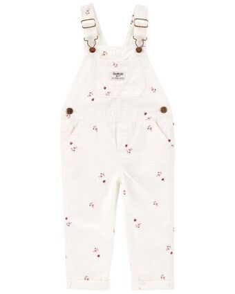 Carter's Overol de sarga con diseño floral oshkosh b'gosh oferta