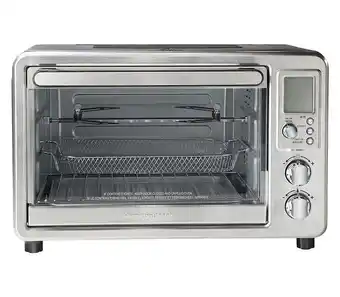 Horno tostador con freidora de aire hamilton beach 31193 25 lts silver