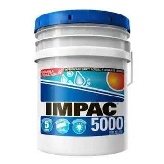 Construrama Impac, 5000 n impermeabilizante terracota 19 l, cubeta oferta