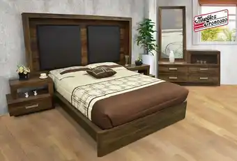 Muebles Troncoso Recámara wyoming nogal oferta