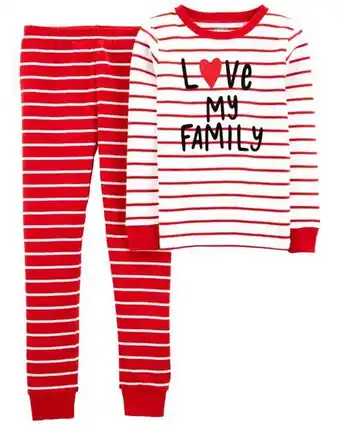 Carter's Pijama de algodón para adulto de 2 piezas, san valentín carter's oferta