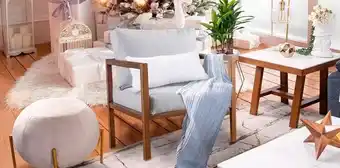 Sillón ocasional nogal bardot plata