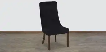 Muebles Dico Silla luxor terciopelo negro oferta