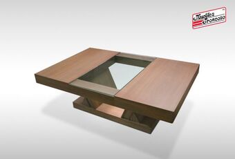 Muebles Troncoso Mesa de centro monaco nogal oferta