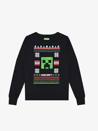 Cuidado con el Perro Sudadera minecraft navideña oferta