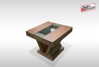 Muebles Troncoso Mesa lateral monaco nogal oferta