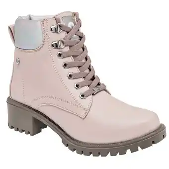 Moramora botín color rosa para mujer,cod-112587