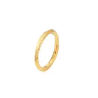 Anillo triplex chapado oro