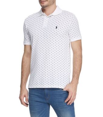 Playera polo con monogram hombre