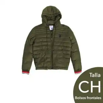 Sam's Club Chamarra para caballero u.s. polo assn. talla ch verde oferta