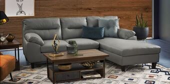 Muebles Dico Sala modular derecha preston gris oferta