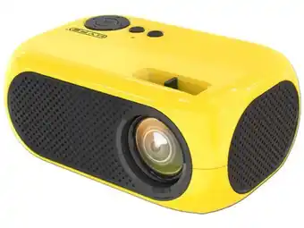 PCEL Mini proyector led hype m24, resolución 800 x 480, contraste 1000:1 y 1200 lúmenes, bluetooth, hdmi, control remoto. color am oferta