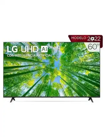 Suburbia Pantalla lg led smart tv de 60 pulgadas 4k 60uq8000psb con webos oferta