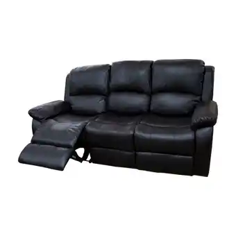 Sofa de tres plazas con dos reclinables