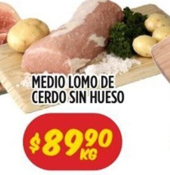Medio Lomo de Cerdo Sin Hueso