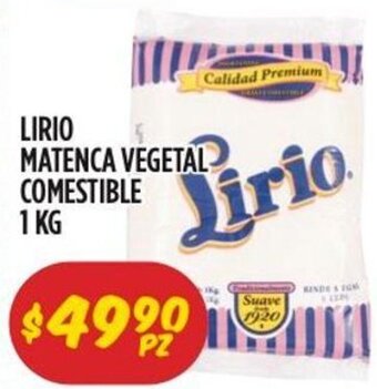 Lirio Matenca Vegetal Comestible 1 kg