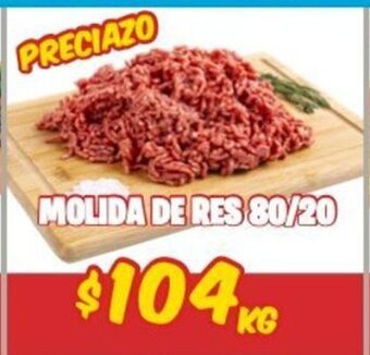 Molida de res 80/20