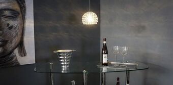 Muebles Dico Candil globo plata oferta