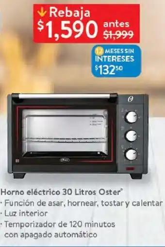 Horno Eléctrico 30L Oster