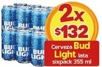 Arteli Cerveza Bud Light Lata Sixpack 2x355ml oferta