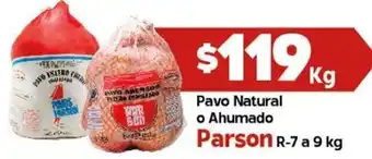 Arteli Pavo Natural o Ahumado Parson 9kg oferta