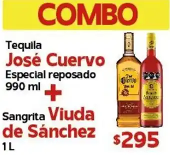 Tequila José Cuervo Especial Reposado 990ml + Sangrita Viuda de Sánchez 1L