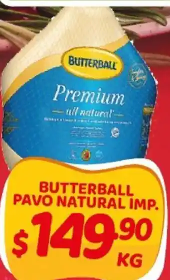 Butterball Pavo Natural Imp.