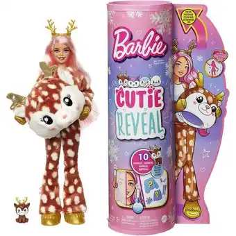 Juguetibici Barbie cutie reveal invierno ciervo hjm12 oferta