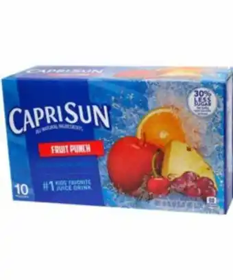 Bebida sabor ponche de frutas capri sun