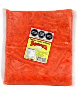 Chorizo de puerco sonora