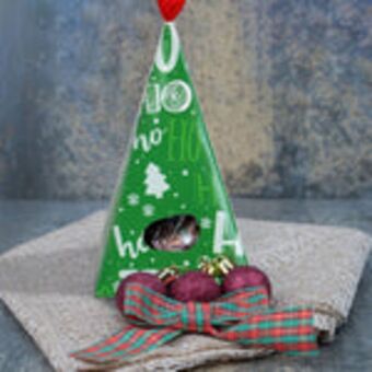 Waldos Cajita de chocolates navideños color verde, 6 piezas 39 g oferta