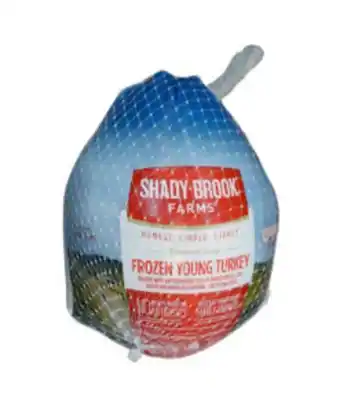 Pavo congelado shady brook farms (precio por kilo)