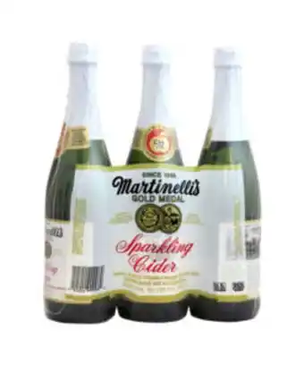 Smart & Final Jugo espumoso de manzana martinelli’s oferta
