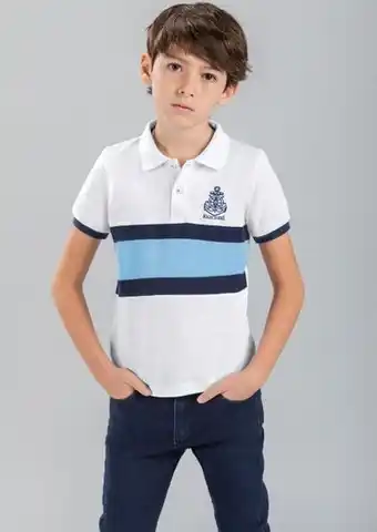 Andrea Playera polo blanco 3020906 oferta