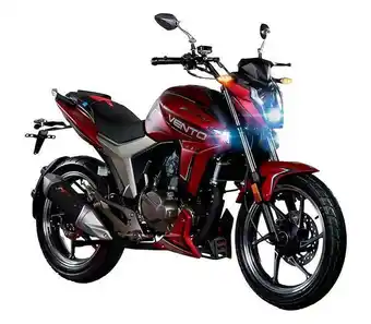 Motocicleta de ciudad vento storm 250 cc rojo más casco