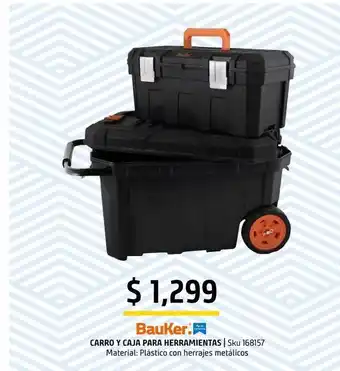 Sodimac Homecenter Carro de herramientas + caja bauker oferta