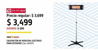 Sodimac Homecenter Calefactor de pedestal electrico para exterior oferta