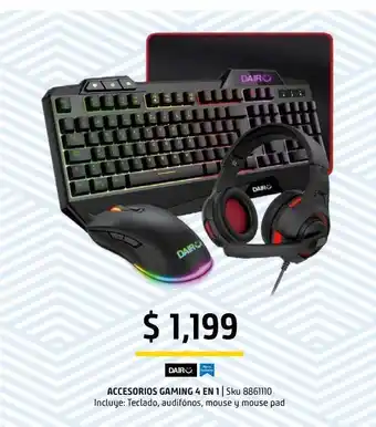 Sodimac Homecenter Combo gaming 4 en 1 oferta