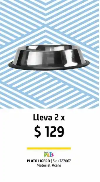 Plato ligero de acero 24 oz