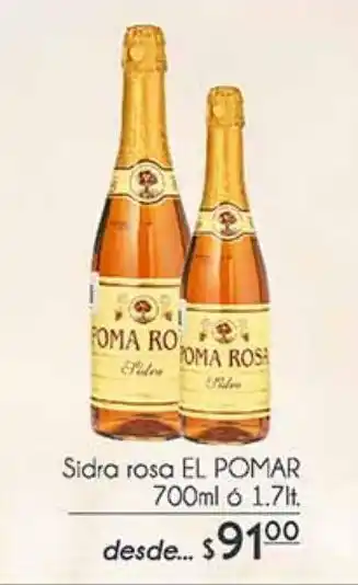 Fresko Sidra rosa el pomar 1,7lt o 700ml oferta